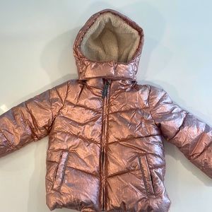 Mini Boden metallic puffer
